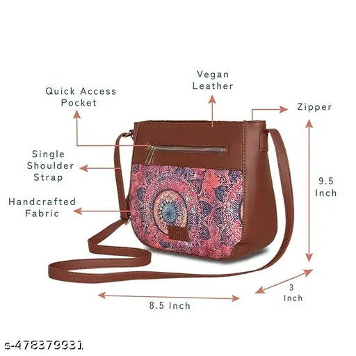Zouk Space Chakra U-Shaped Sling Bag