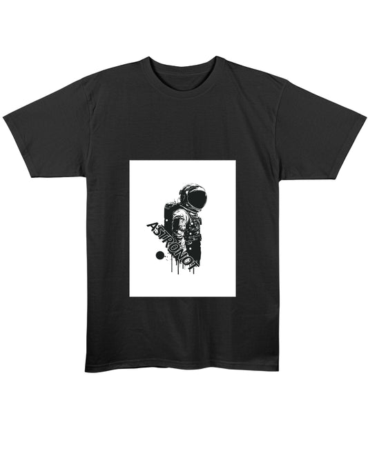 Black Regular Fit T-shirt Front Design