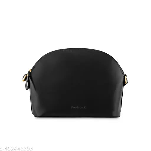 Fastrack Black Casual Sling Bag for Women