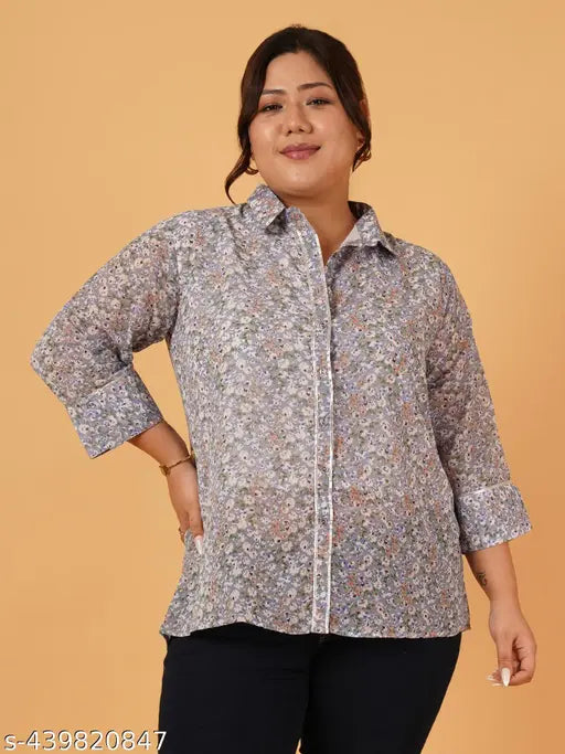 Angoori Fashion Women's Button-Down Shirt