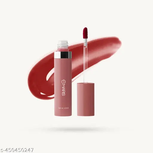 MARS Drip Lip Mist for Women | Dual Function | Buildable Color | Glossy Finish | Long-Lasting | Hydration | Light-Weight Formula | Non-Patchy Reapplication | (4.5 ml) (05-Cranberry Drip)
