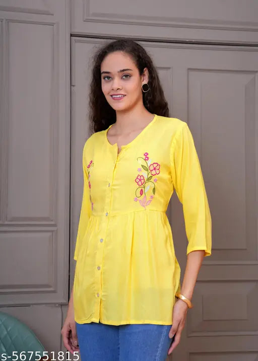 Women Trendy Rayon Top