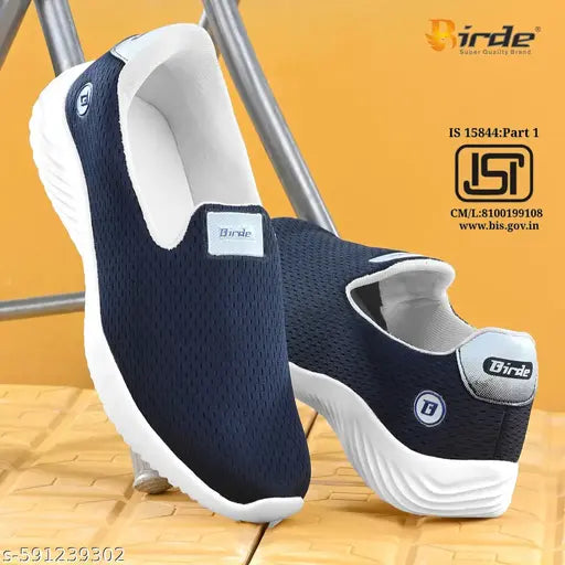 Birde Style & Comfort Navy Blue Easy Wear Slip-On Casual Sneakers Shoes for Men
