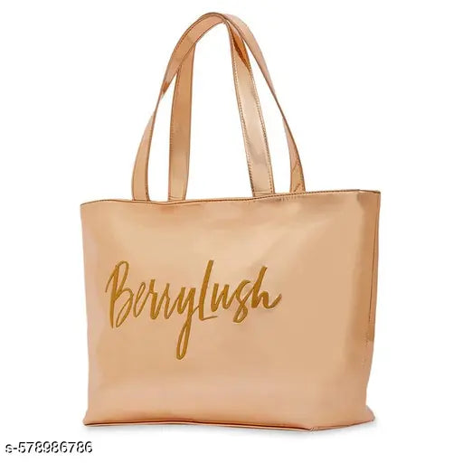 Berrylush Women Solid Orange PU Applique Zipper-Up Structured Regular Shoulder Bag