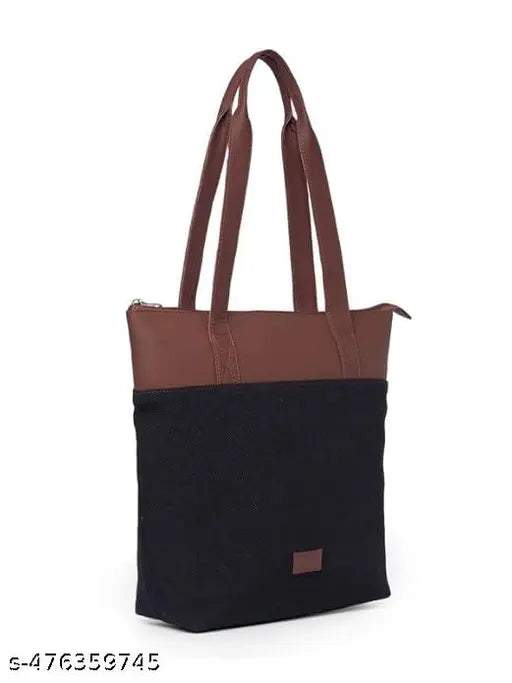 ZOUK Jet Black day to day Tote bag