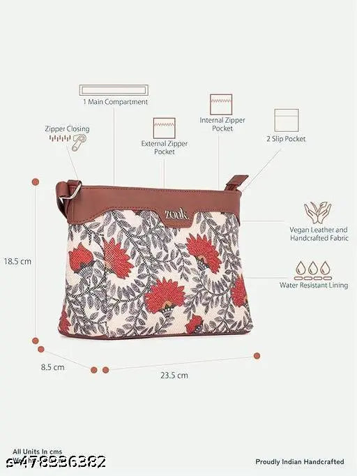 Zouk Nawabi Couture Harmony Sling Bag