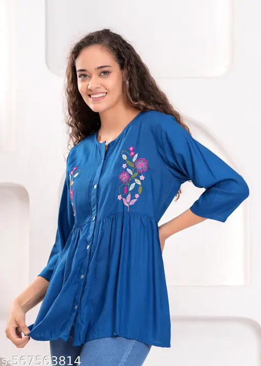 Women Trendy Rayon Top