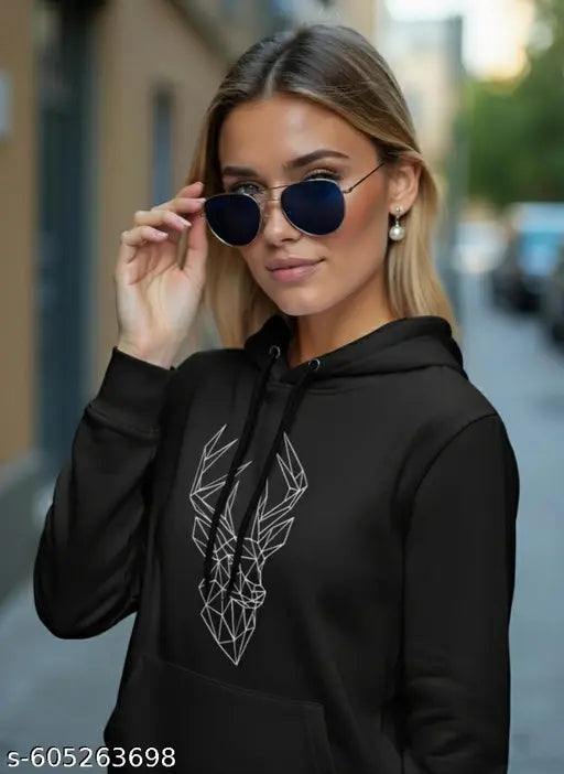 Dagcros Women Printed Sweatshirts Hoodies Lined Fleece Casual Athletic Pullover