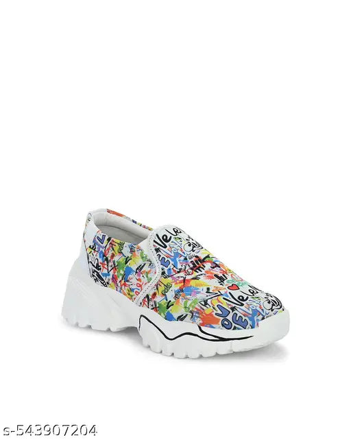 Layasa New Women's Stylish Casual Sports Sneakers | Walking Snekers Shoes | Partywear Sneakers | Running Sneakers For Women's and Girl