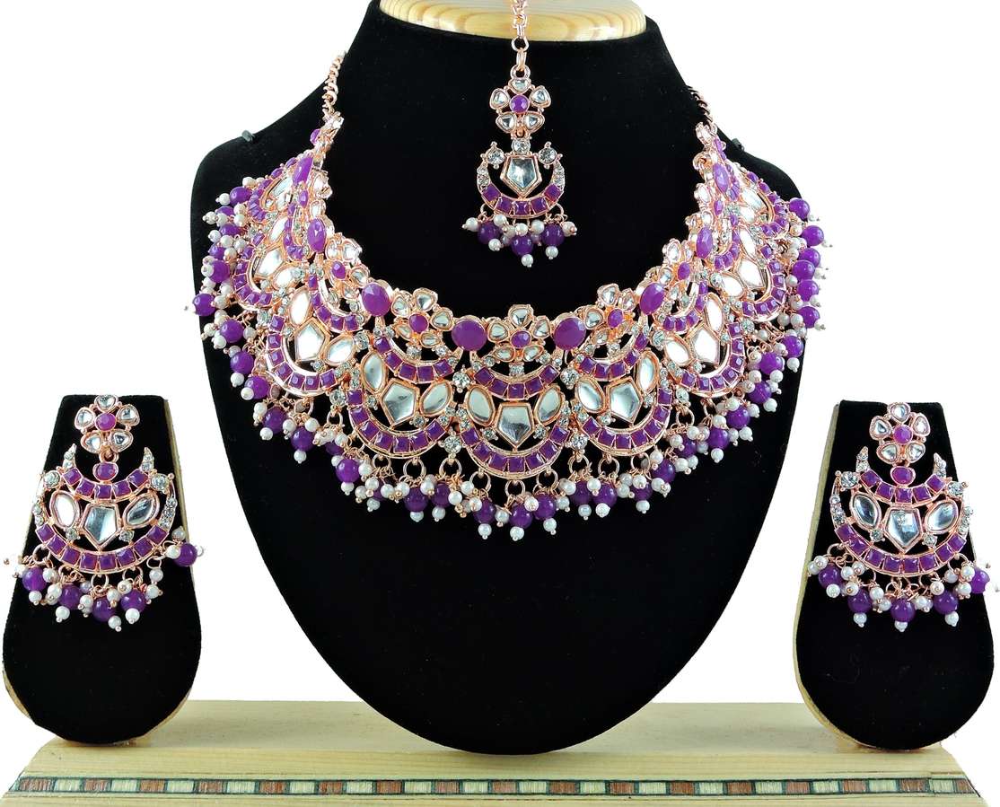 Alloy Gold-plated Multicolor Jewellery Set