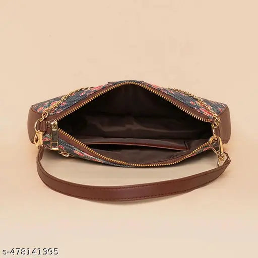 Zouk Mughal Garden Print Baguette