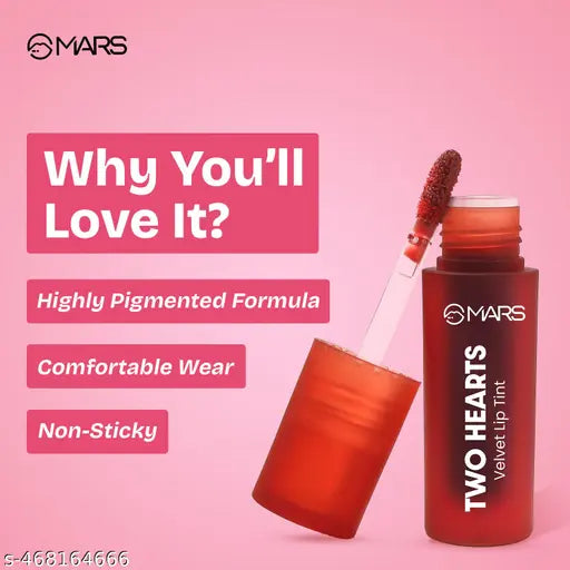 Mars Velvet Lip Tint (01-ONE LOVE, 2.8 ml)