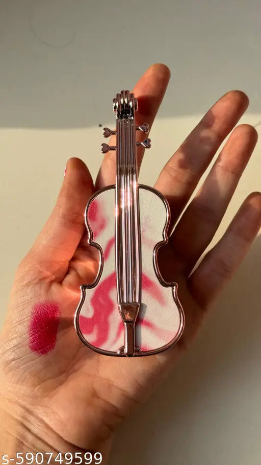 Korean  Luxury Violin Shape Lipstick – Long Lasting, Moisturizing & Matte Finish