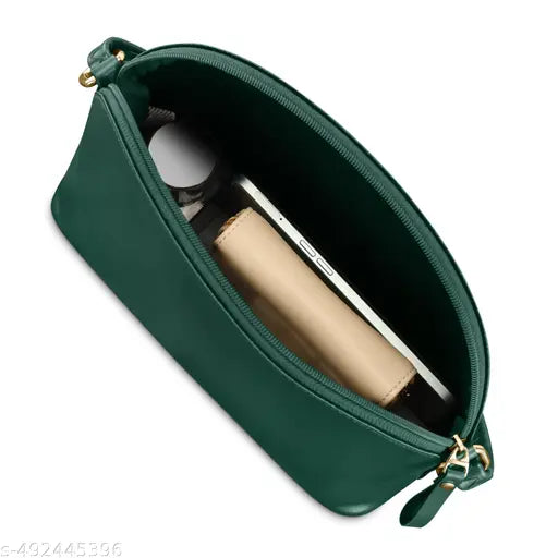 Fastrack Malachite Green Casual Sling Bag for Women