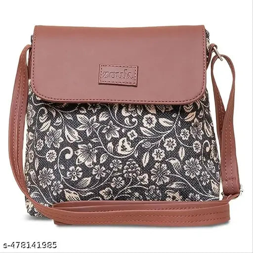 Zouk FloMotif Flap Sling Bag