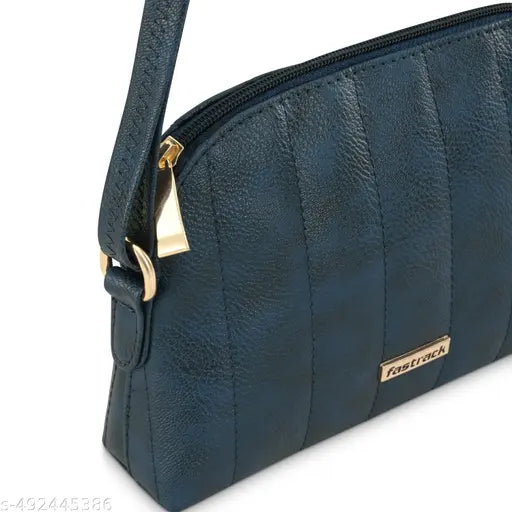Fastrack Quilted Navy Blue Sling Bag