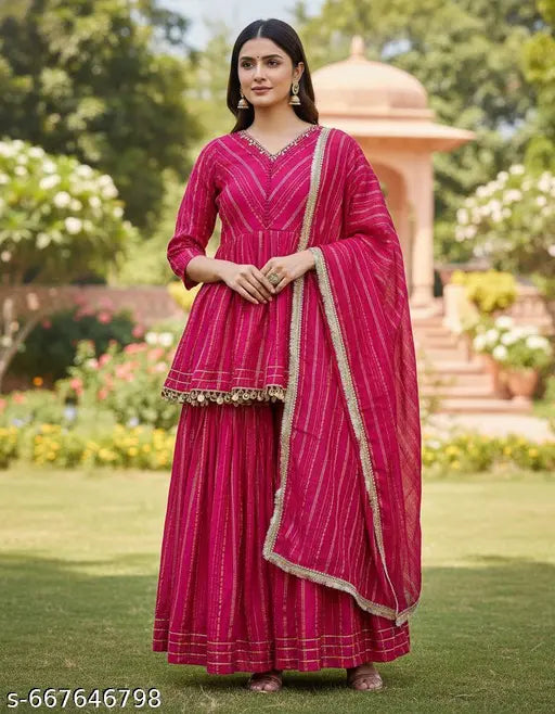 New Designer Sharara Set