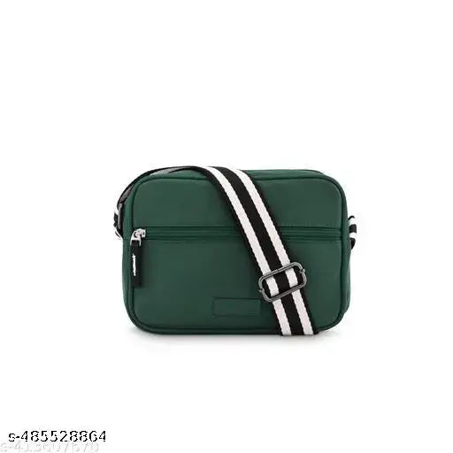 Fastrack Women's Solid Sling Bag Green