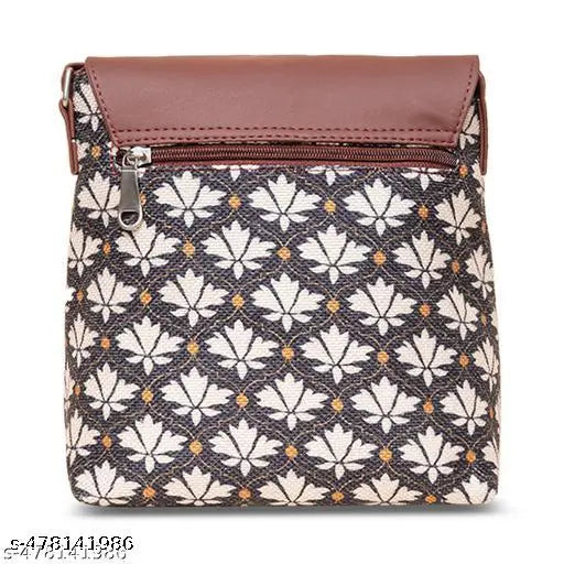 Zouk Bidri Kaiser Flap Sling Bag