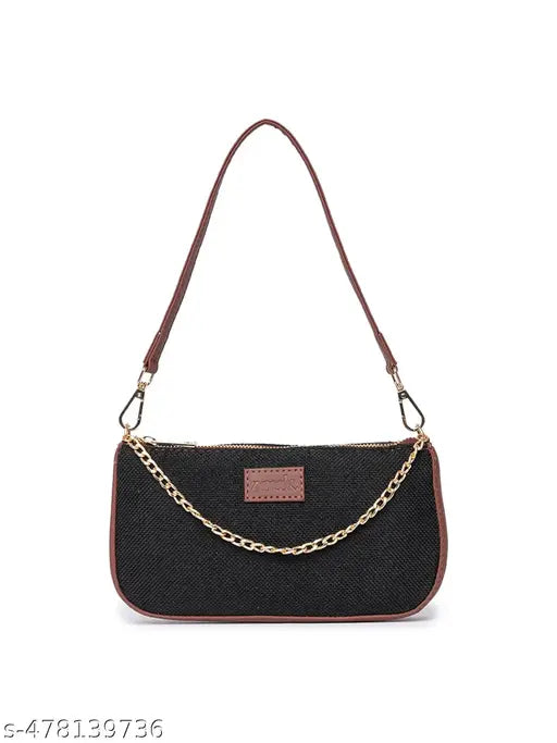 Zouk Jet Black Baguette