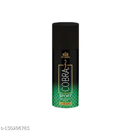 ST.JOHN Deodorant for Men | Cobra 24 Hours Freshness Long Lasting Limited Edition Deo Sports Deodorants 150 ml
