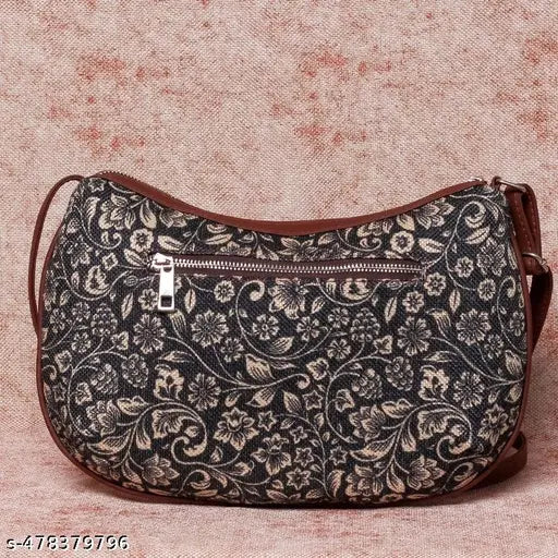 Zouk FloMotif Structured Shoulder Bag