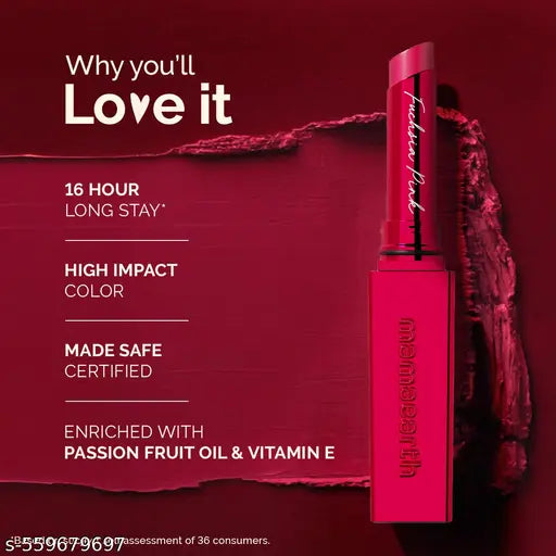 Mamaearth Luxe Matte Long Stay Lipstick 05 Fuchsia Pink 2g