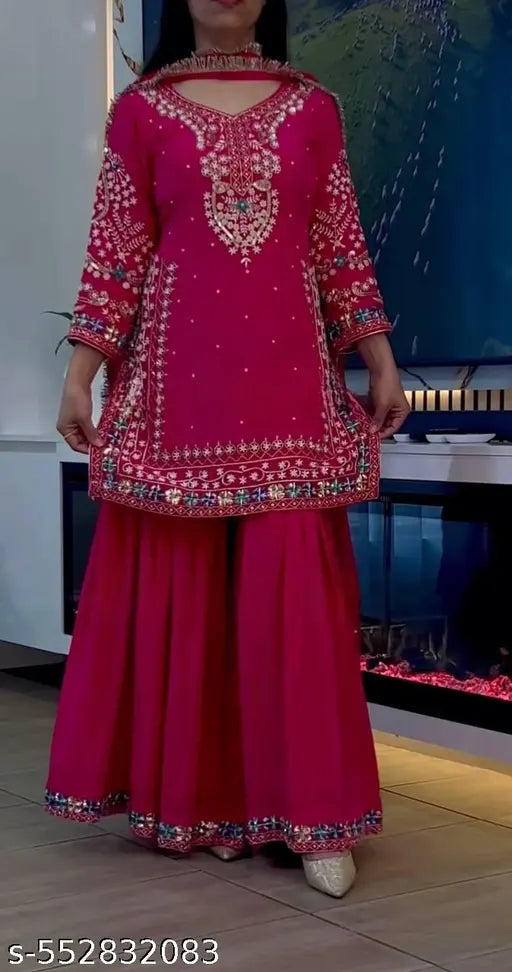 457 KURTA SHARARA PAIR