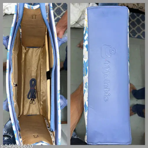 Premium Flower Printed PU Leather Handbag for casual, office, or evening outings