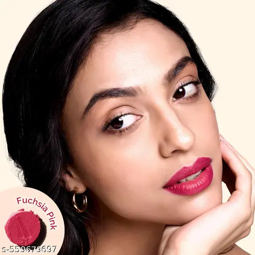 Mamaearth Luxe Matte Long Stay Lipstick 05 Fuchsia Pink 2g