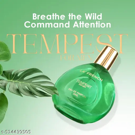 La French Tempest Perfume for Men- 30ml | Premium Perfume For Men | Long-Lasting & Captivating Fragrance | Luxury Scent for Everyday Wear & Special Occasions