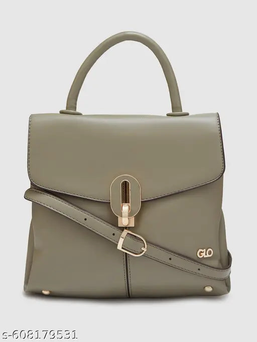 Globus Women Olive Solid Casual Handheld Bag