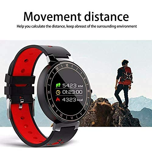 ubersweet® Imported L8 Smart Band Fit Tracker Watch IP68 Waterproof Color Sc S6P1 SaumyasStore