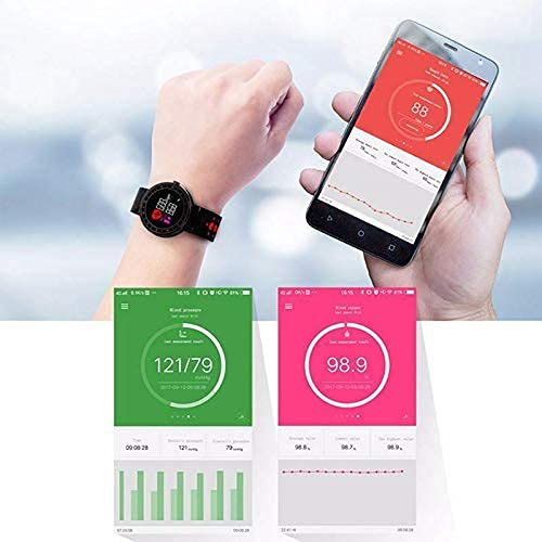 ubersweet® Imported L8 Smart Band Fit Tracker Watch IP68 Waterproof Color Sc S6P1 SaumyasStore