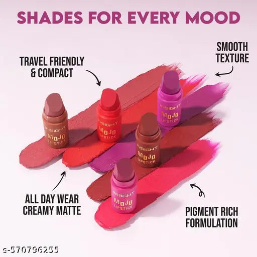 Insight Make-Up Essentials Mojo Lipstick (Set Of 12)
