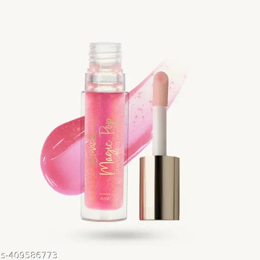 MARS Candylicious Colored Lip Gloss for Women | Hydrating & High Shine | Lightweight Weight & Comfortable | Non-Sticky | Enriched with Vitamin-E, (4.0ml) ( 09-MAGIC POP )