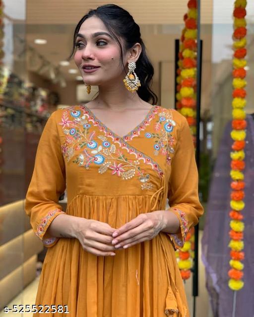 TOP SELLING KURTI IN MEESHO, HAVY KURTI, KURTI PAIR, KURTI, PANT AND DUPPATA SET, EMBRODAIRY KURTI SET