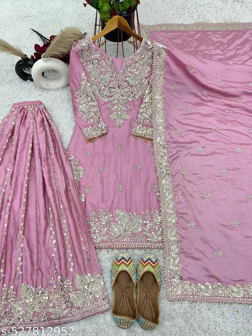New Designer Party Wear Look Stylish Stitched Suit