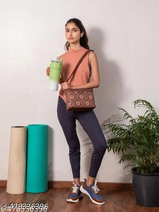 Zouk Jodhpur Damask Harmony Sling Bag