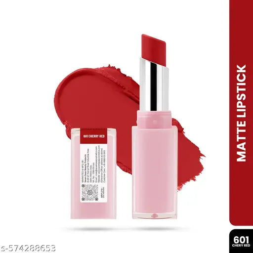Seven Seas Matte Lipstick | Long Lasting | Waterproof Matte Lipstick (CHERRY RED,3.5g)