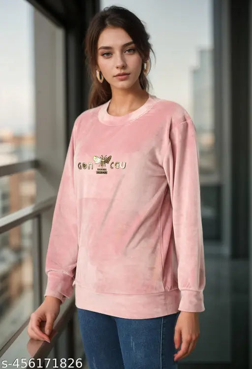 Natural Fashion WOMAN WINTER WEAR SWEATSHIRT | WOMEN TOP SET |  WOMEN SWEATSHIRT SET | WOMEN JOGGER SET