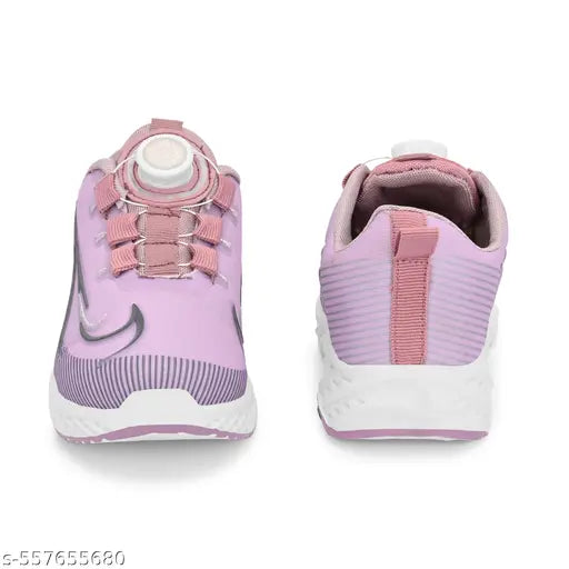 Birde ZenG Purple Spin Buckle Fast Lace-up Walking Shoes For Women