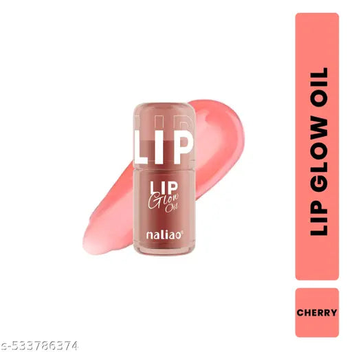 Maliao Lip Glow Oil – Hydrating, Non-Sticky, Glossy Finish, Nourishing Lip Care, 3.8ml (CHERRY)