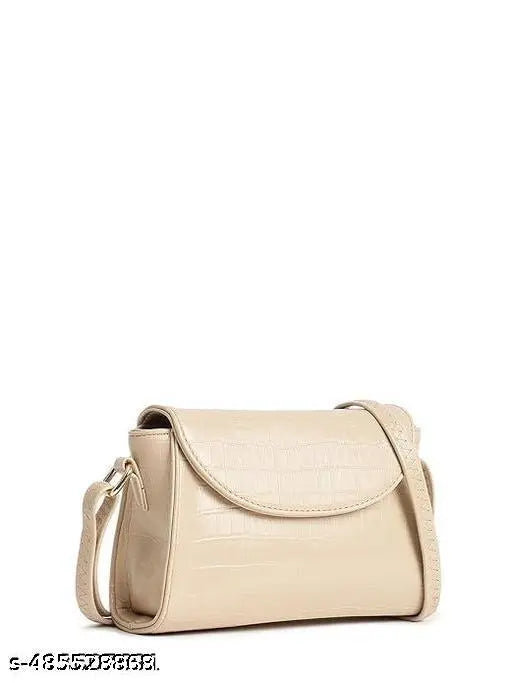 Fastrack Women's Textured Sling Bag Brown