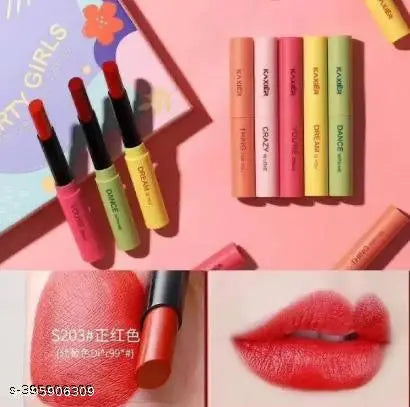 Premium Trending Korean Lipstick Set- Pack of 5