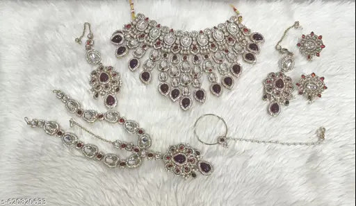 Perfect for Weddings and Parties | Gold-Plated Bridal Jewellery Set | Traditional Wedding Dulhan Set | Artificial Handcrafted Jewelry for Women | Hand Made Jewellry Set | Artificial Jewellery | For Women | For Girls