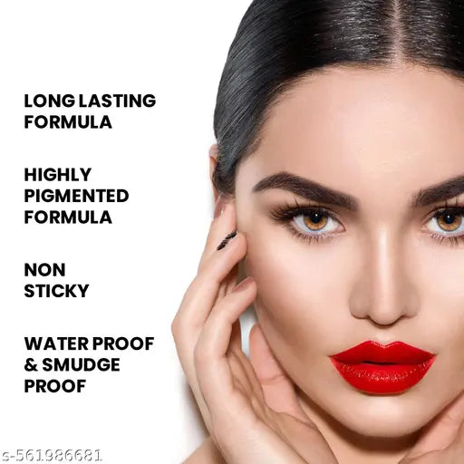 RED 4 Lip Love Matte Liquid Lipstick | Transfer Proof | Smooth Texture | Hydrating | Long Lasting | Water-proof Full Coverage Liquid Lipstick (122,7ml)