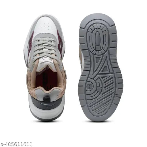 Asian NANCY-03cWTLGRYBEIG Sneakers For Women