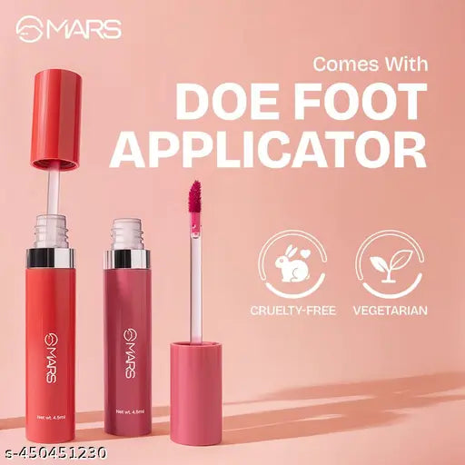 MARS Drip Lip Mist for Women | Dual Function | Buildable Color | Glossy Finish | Long-Lasting | Hydration | Light-Weight Formula | Non-Patchy Reapplication | (4.5 ml) (07-Pomelo Drip)