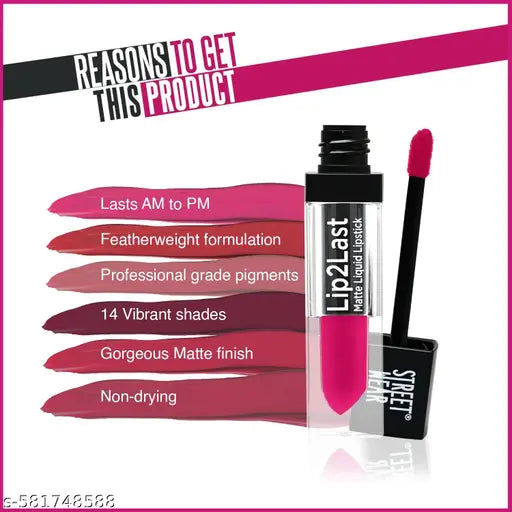 Street Wear Lip2Last Matte Liquid Lipstick-C hic Crush